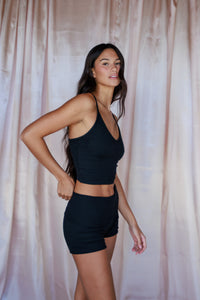 Perfect Tank Ribbed - Black