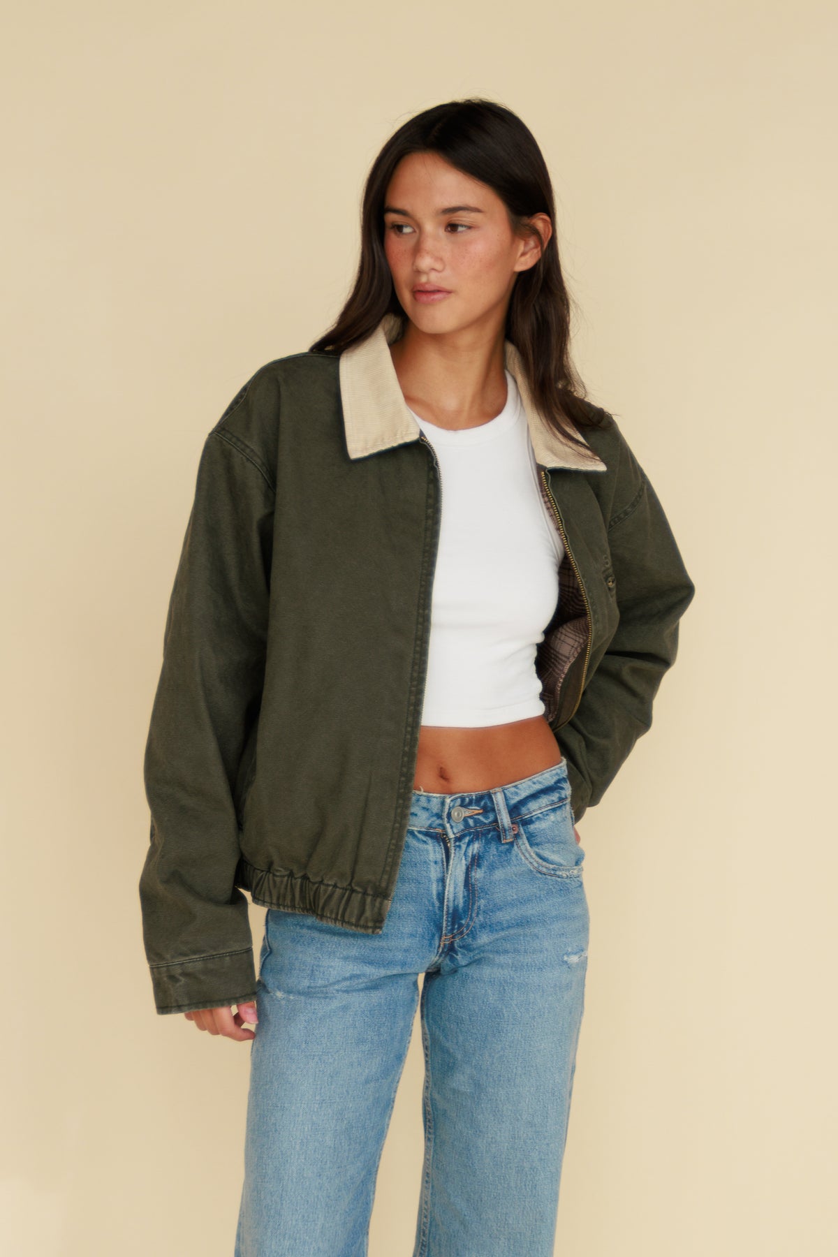 Shania Canvas Jacket - Canyon Sage