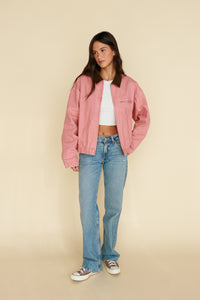 Shania Canvas Jacket - Desert Rose
