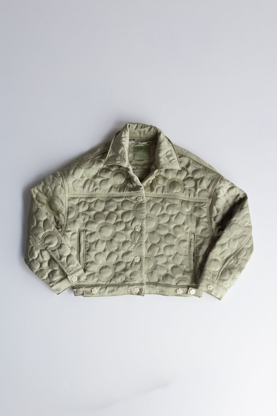 Quilted Bomber Jacket - Daisy