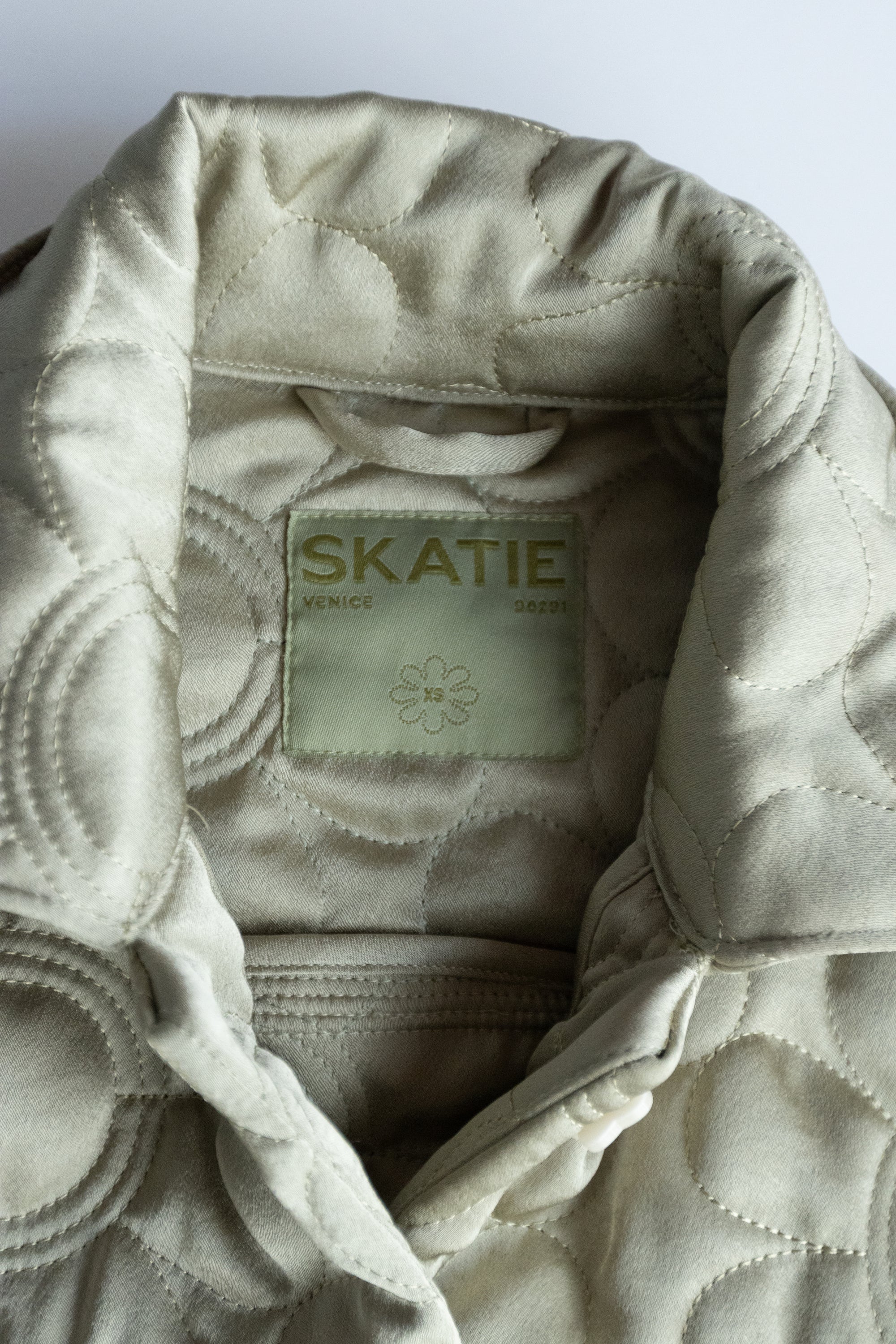 Quilted Bomber Jacket - Daisy