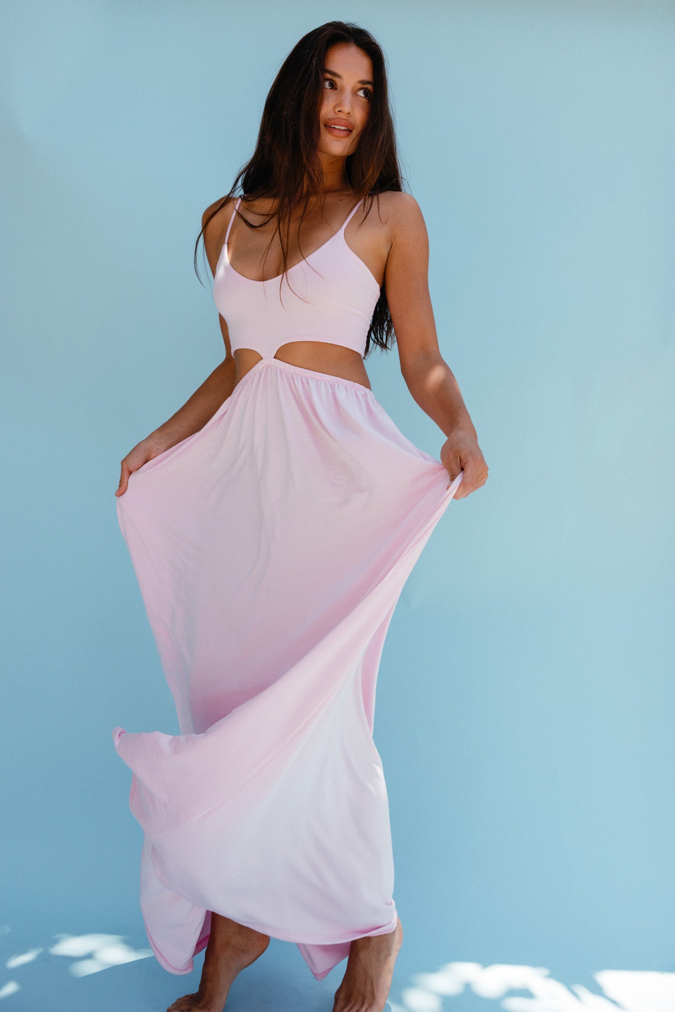 Liza Dress Jersey in Bubblegum M/L / Bubblegum Liza Dress Jersey in Bubblegum M/L / Bubblegum