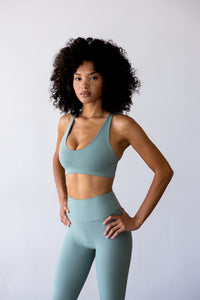 Pepper Sports Bra - Sage