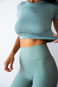 Baby Tee Jersey - Sage