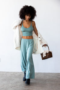 James Boxer Pants Jersey - Sage