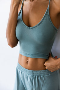 Perfect Tank Baby Ribbed - Sage