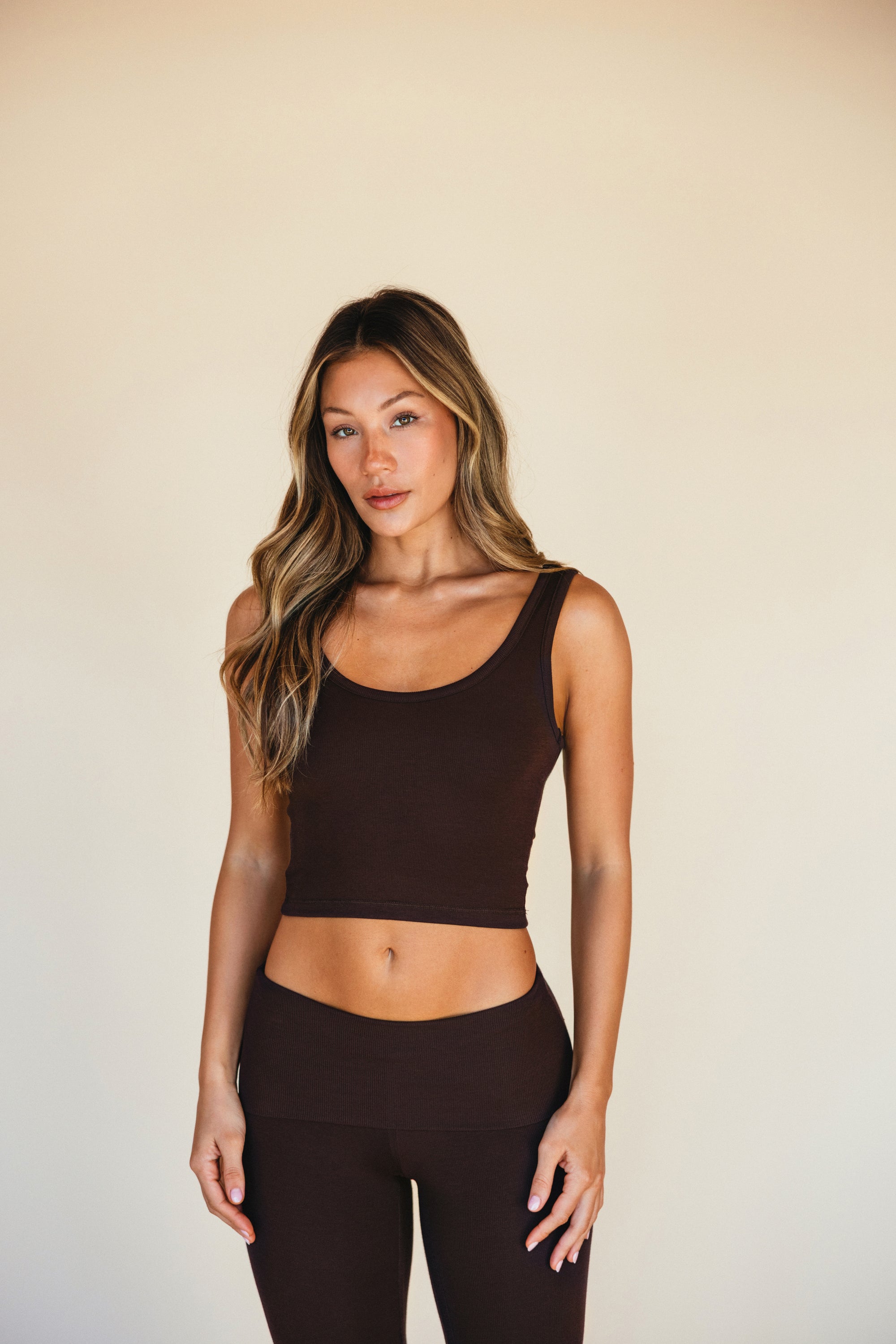 Britney Pants Baby Ribbed - Toasted