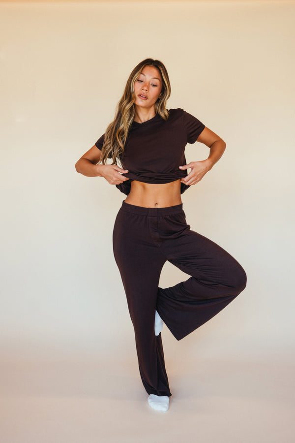 James Boxer Pants Jersey - Toasted