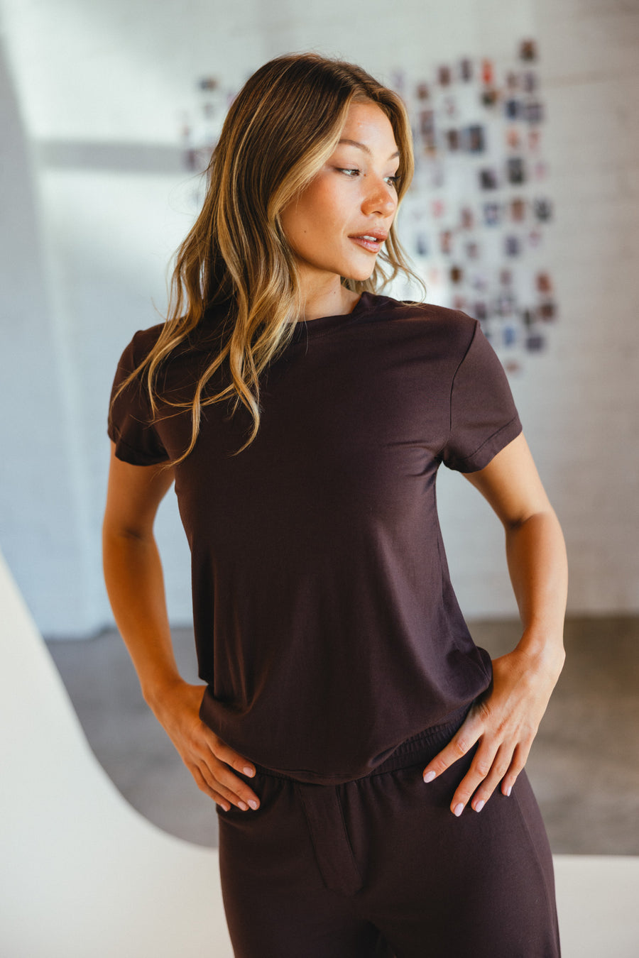 Bestie Tee Jersey - Toasted