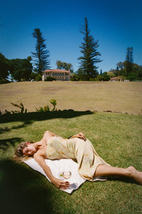 Abby Dress Satin - Sorrento