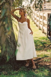 Aurora Dress - White Eyelet