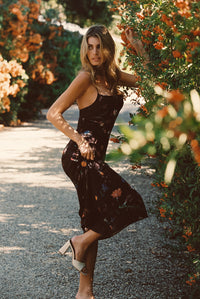 Samantha Maxi Dress Satin - Valley