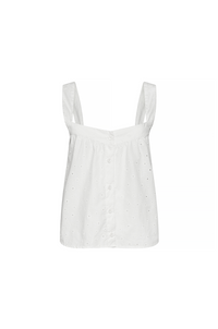 Quinn Top - White Eyelet