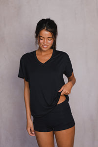 Hubby Tee Jersey - Black