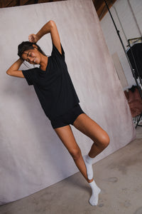 Hubby Tee Jersey - Black