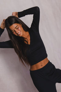 James Boxer Pants Jersey - Black