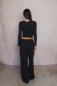 James Boxer Pants Jersey - Black