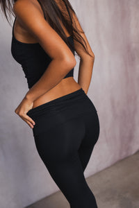 Britney Pants Baby Ribbed - Black