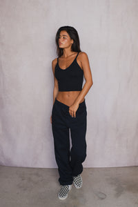 Perfect Tank Baby Ribbed - Black