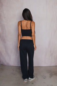 Perfect Tank Baby Ribbed - Black