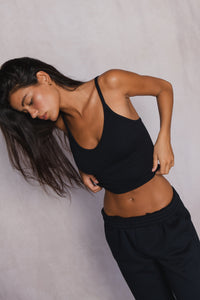 Perfect Tank Baby Ribbed - Black