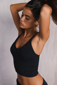 Perfect Tank Baby Ribbed - Black