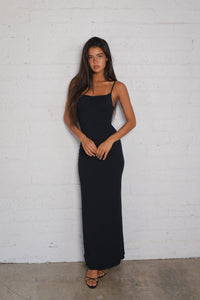 Samantha Maxi Dress Jersey - Black