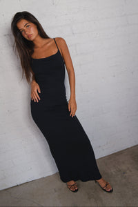 Samantha Maxi Dress Jersey - Black