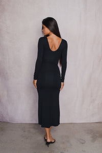 Holly Dress Jersey - Black