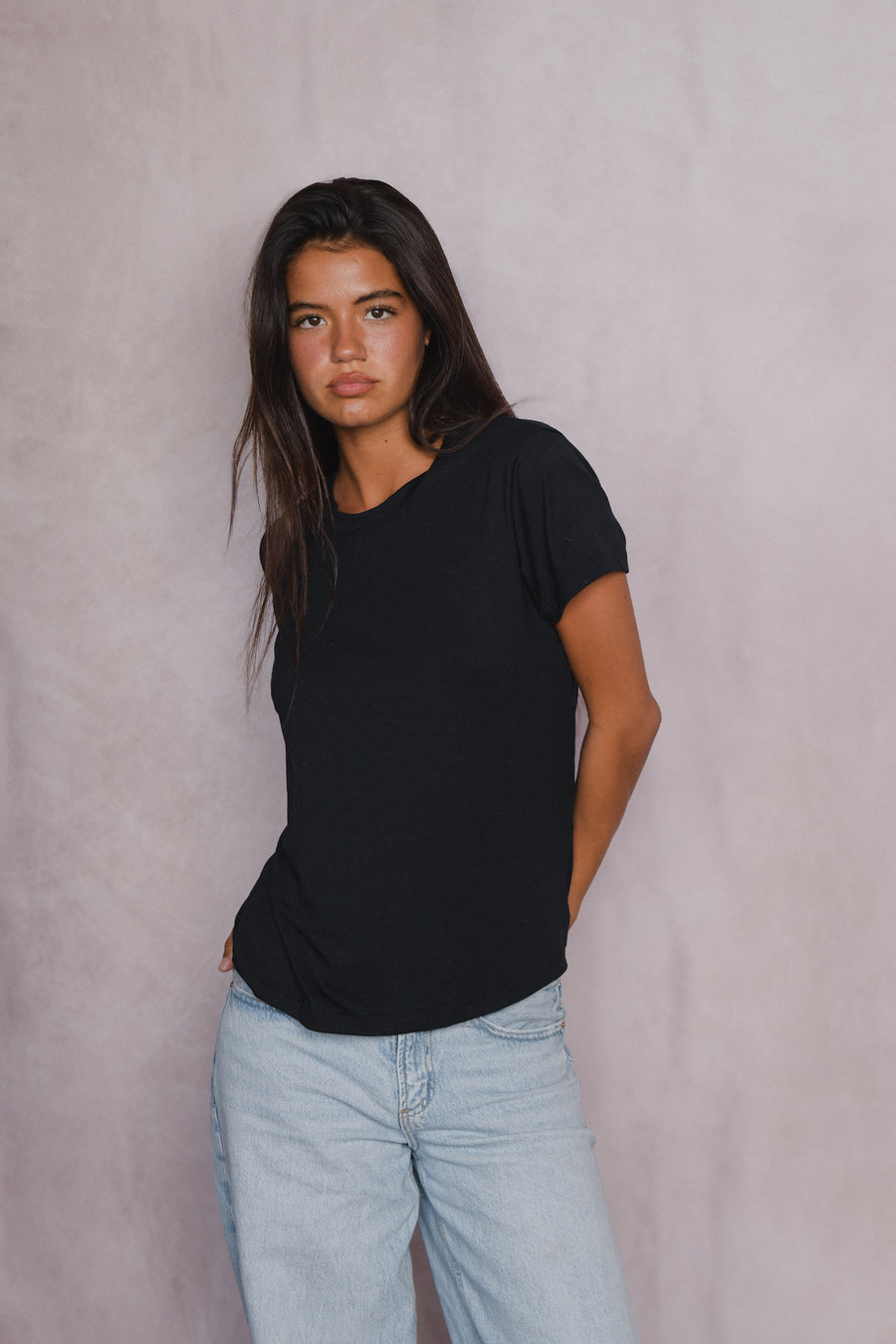 Bestie Tee Jersey - Black