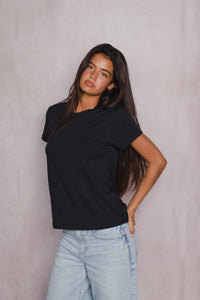Bestie Tee Jersey - Black