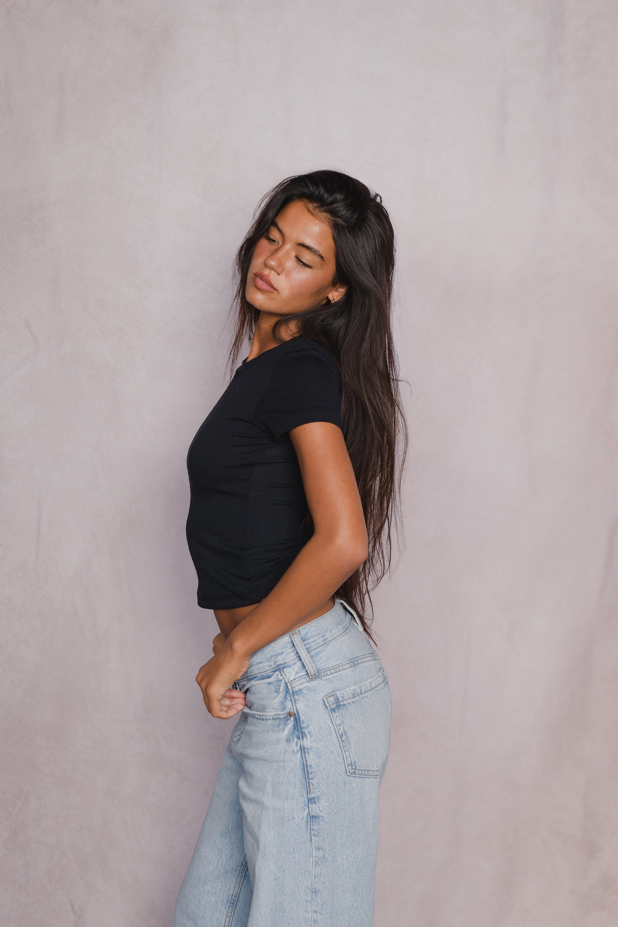 Easy Tee Baby Ribbed - Black