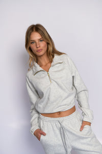 ULTRALUX Kenzie Pullover - Heather Grey