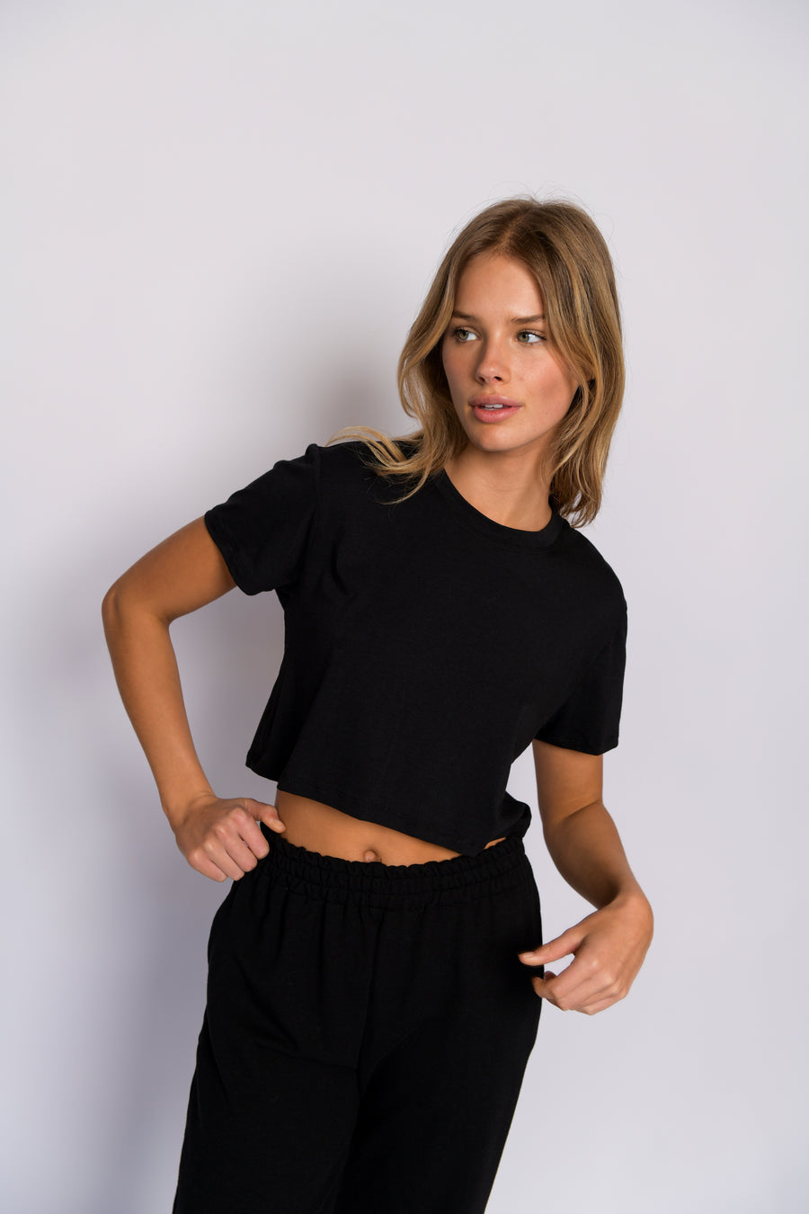 Boyfriend Tee Jersey - Black