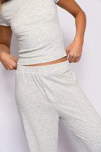 James Boxer Pants Jersey - Heather Grey