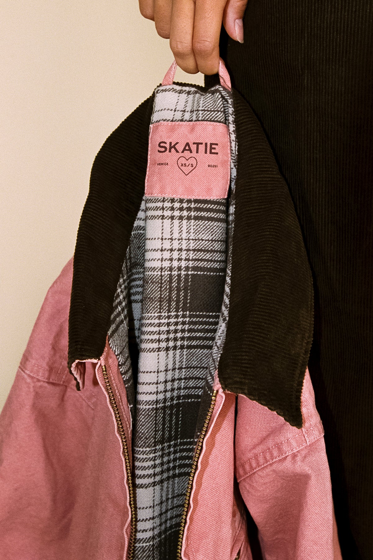 Shania Canvas Jacket - Desert Rose