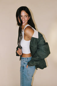 Shania Canvas Jacket - Canyon Sage