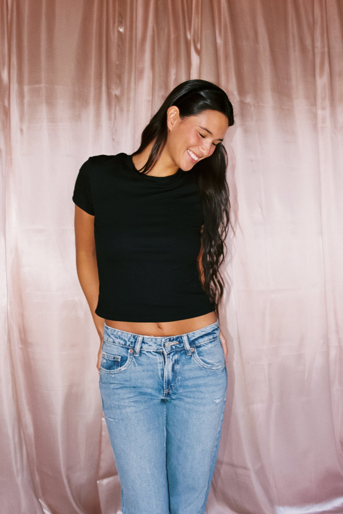 Easy Tee Ribbed - Black