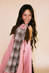 Shania Canvas Jacket - Desert Rose