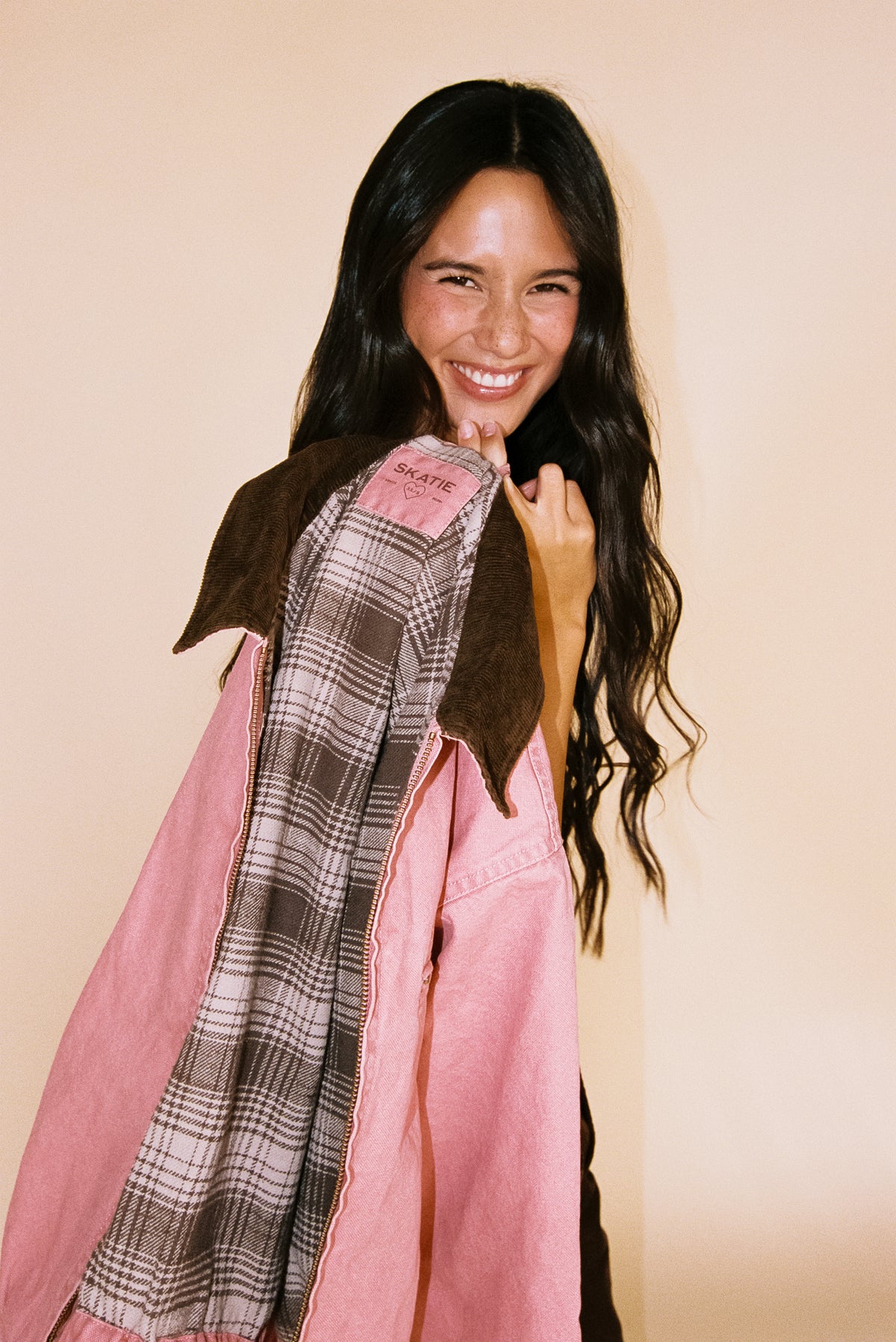 Shania Canvas Jacket - Desert Rose