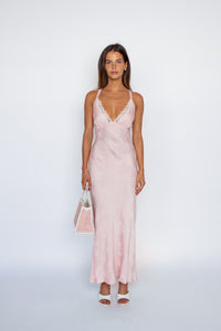 Sabrina Midi Dress with lace - Blossom