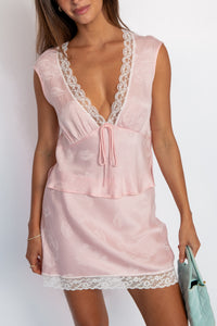 Everyday Mini Skirt with lace - Blossom