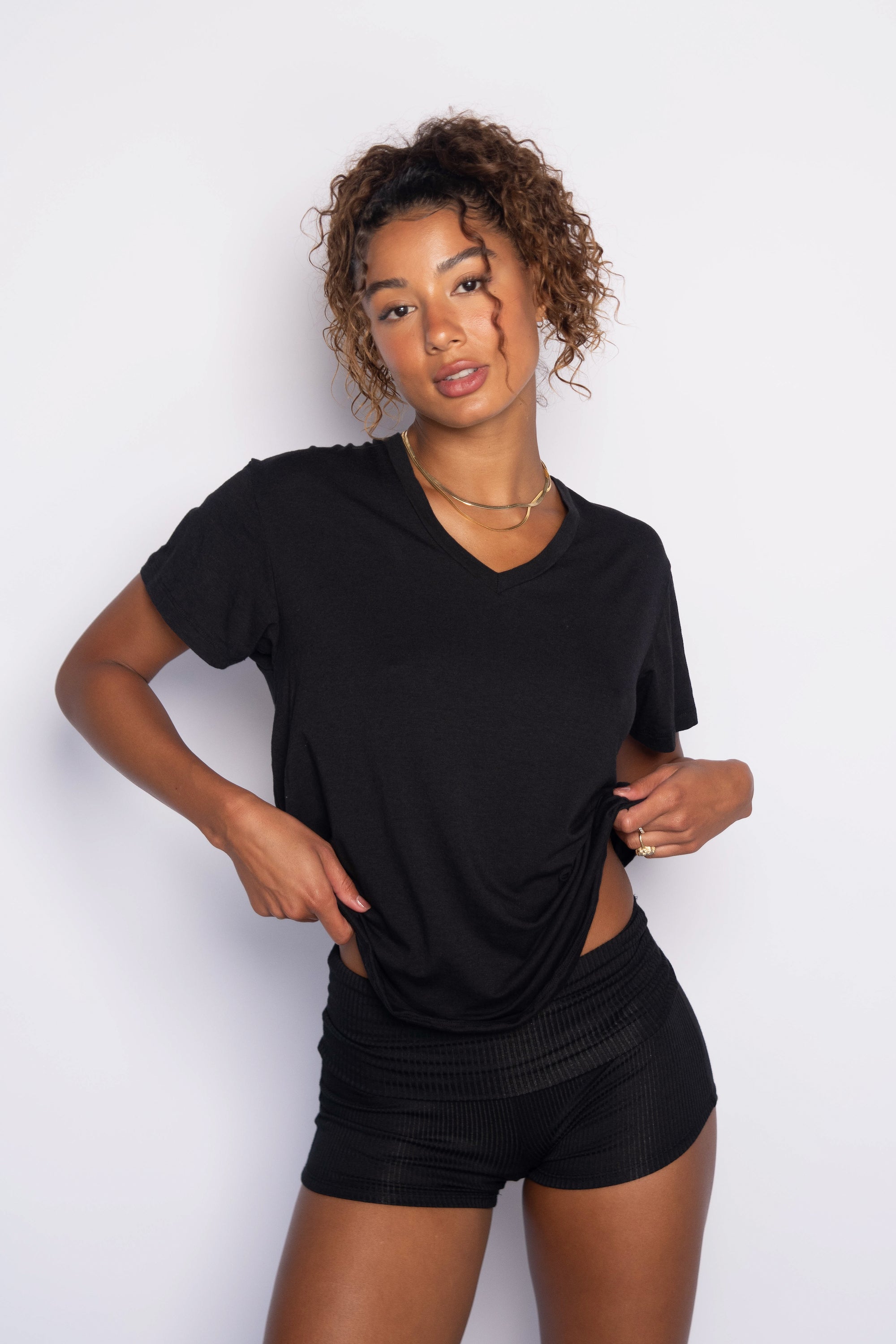 Hubby Tee Jersey - Black