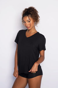 Hubby Tee Jersey - Black