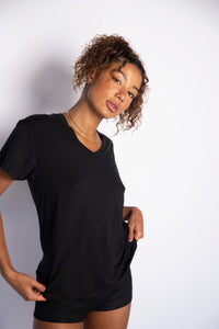 Hubby Tee Jersey - Black