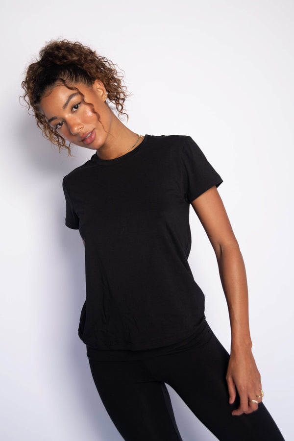 Bestie Tee Jersey - Black