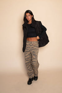 Oversized Puffer Vest - Black