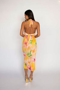 Alicia Midi Dress - Plumeria