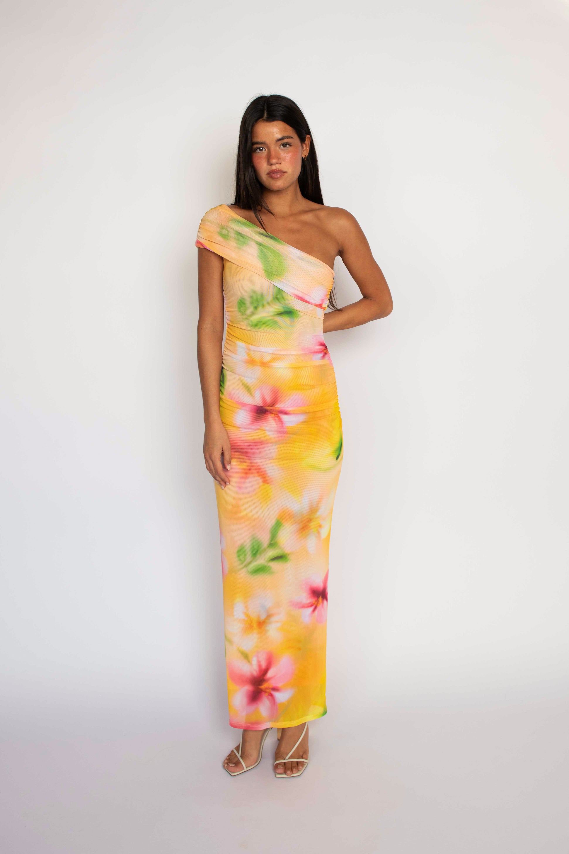 Caroline Maxi Dress - Plumeria