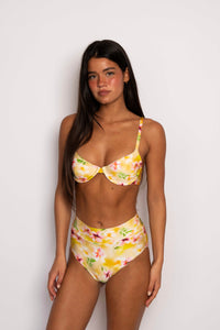 Claire Top - Plumeria Glossy